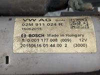 2014 Volkswagen Jetta Car Starter Motor Solenoid OEM P/N:02M 911 024 R Fits Fits 2015 2016 2017 2018 2019 2020 2021 2022 OEM Used Auto Parts - Oemusedautoparts1.com