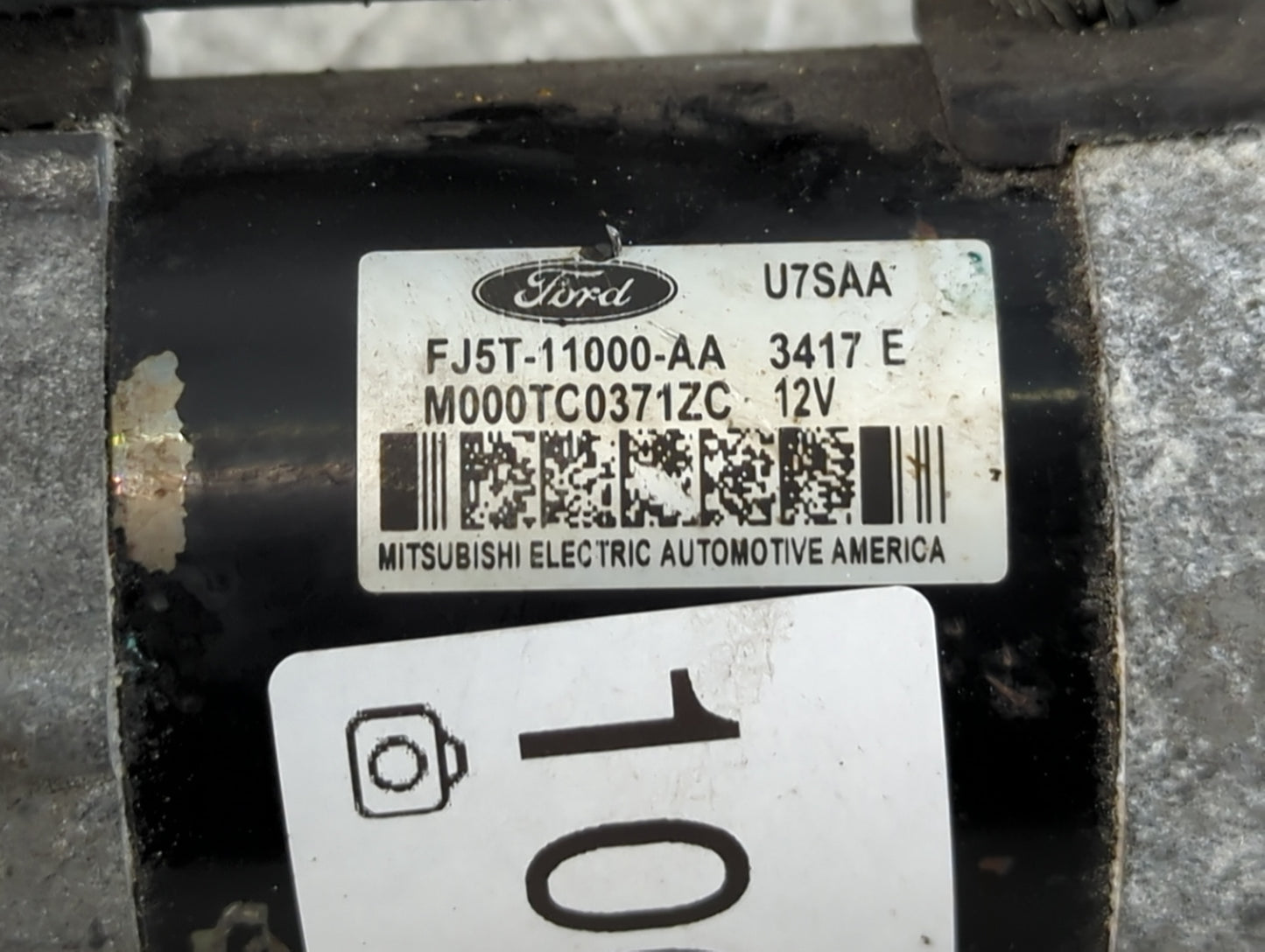2018-2019 Ford Escape Car Starter Motor Solenoid OEM P/N:M000TC0371ZC FJ5T-11000-AA Fits Fits 2018 2019 OEM Used Auto Parts - Oemusedautoparts1.com
