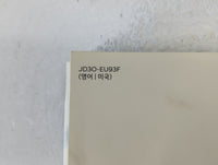 2019 Hyundai Tucson Owners Manual Book Guide P/N:JD3O-EU93F OEM Used Auto Parts