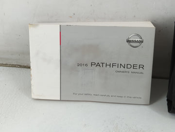 2016 Nissan Pathfinder Owners Manual Book Guide P/N:OM16EA 0R52U0 OEM Used Auto Parts
