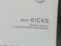 2019 Nissan Kicks Owners Manual Book Guide P/N:OM19EM 0P15U1 OEM Used Auto Parts