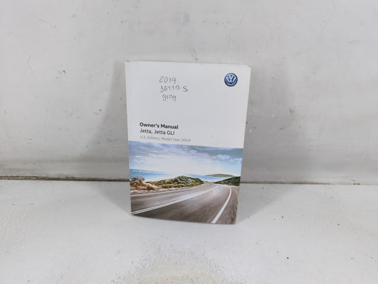 2019 Volkswagen Jetta Owners Manual Book Guide P/N:17A012723AC OEM Used Auto Parts