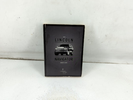 2010 Lincoln Navigator Owners Manual Book Guide P/N:AL7J 19A321 AA OEM Used Auto Parts