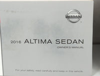 2016 Nissan Altima Owners Manual Book Guide P/N:OM16EA 0L33U1 OEM Used Auto Parts