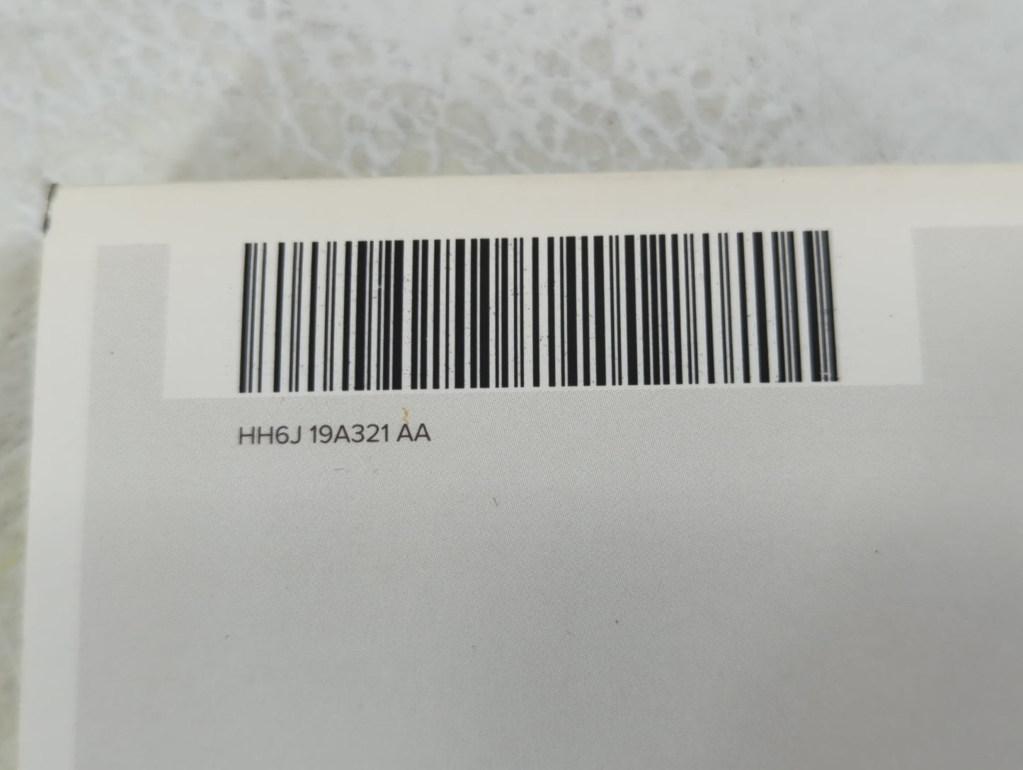 2017 Lincoln Mkz Owners Manual Book Guide P/N:HH6J 19A321 AA OEM Used Auto Parts