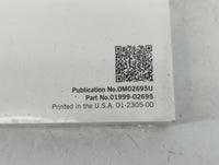 2023 Toyota Corolla Owners Manual Book Guide P/N:01999-02695 OEM Used Auto Parts