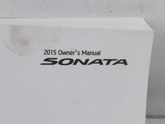 2015 Hyundai Sonata Owners Manual Book Guide P/N:FC10-EU48E OEM Used Auto Parts