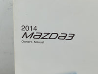 2014 Mazda 3 Owners Manual Book Guide P/N:9999-95-038C-14R OEM Used Auto Parts