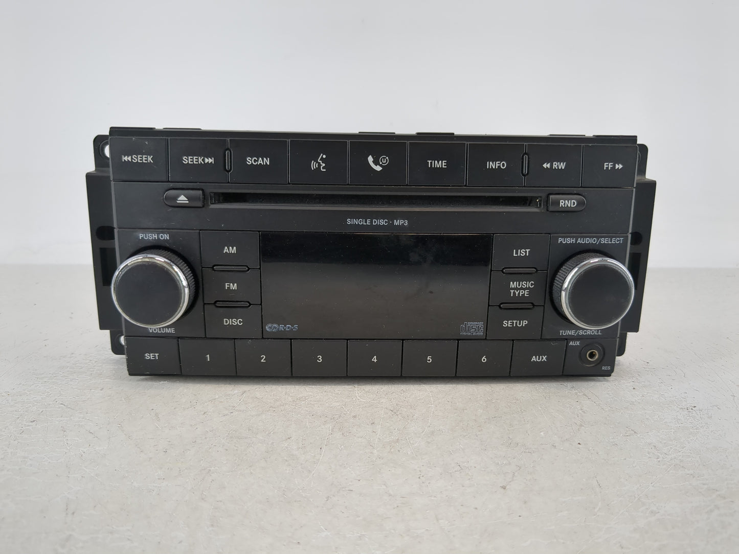 2008 Dodge Grand Caravan Radio AM FM Cd Player Receiver Replacement P/N:P05064411AF Fits OEM Used Auto Parts - Oemusedautoparts1.com
