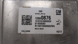 2017-2021 Chevrolet Malibu PCM Engine Control Computer ECU ECM PCU OEM P/N:12680876 12677677 Fits OEM Used Auto Parts