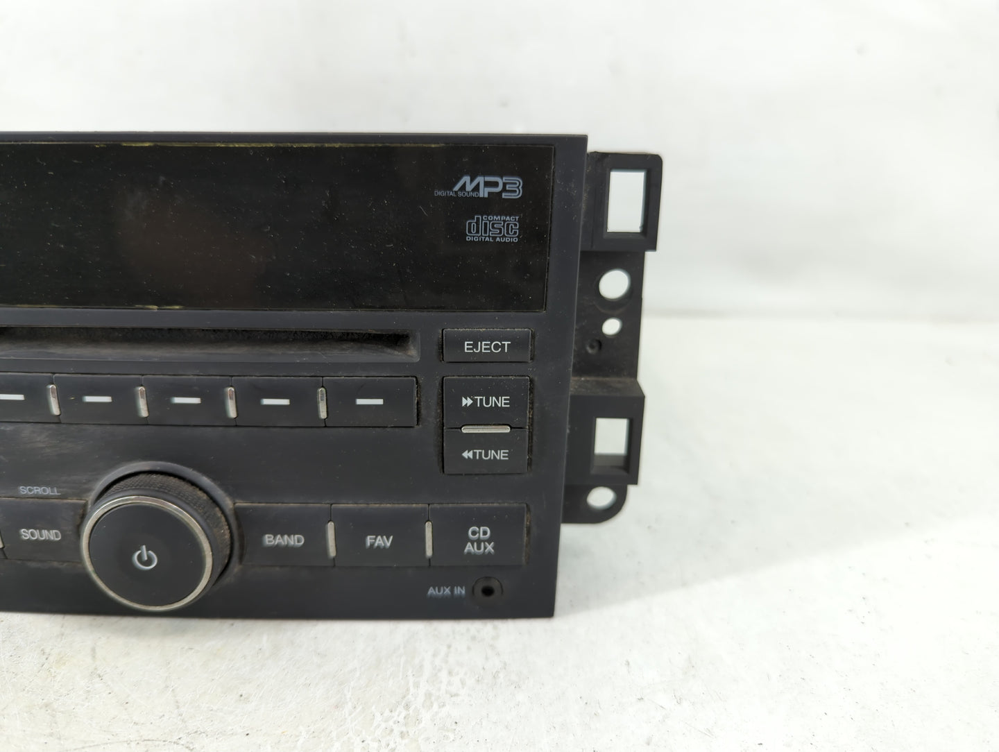 2009 Chevrolet Aveo Radio AM FM Cd Player Receiver Replacement P/N:96 989 873 Fits OEM Used Auto Parts - Oemusedautoparts1.com