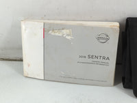2018 Nissan Sentra Owners Manual Book Guide P/N:OM18EM 0B17U0 OEM Used Auto Parts