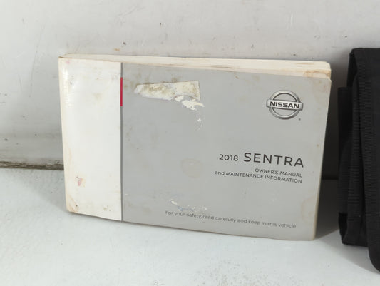 2018 Nissan Sentra Owners Manual Book Guide P/N:OM18EM 0B17U0 OEM Used Auto Parts