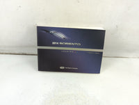 2014 Kia Sorento Owners Manual Book Guide P/N:A2PO-EU3OG OEM Used Auto Parts