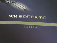 2014 Kia Sorento Owners Manual Book Guide P/N:A2PO-EU3OG OEM Used Auto Parts