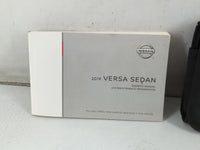 2019 Nissan Versa Owners Manual Book Guide P/N:OM19EM 0N17U1 OEM Used Auto Parts