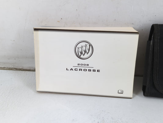 2008 Buick Lacrosse Owners Manual Book Guide P/N:15864654 A OEM Used Auto Parts