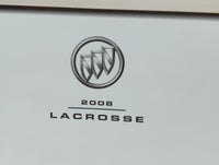 2008 Buick Lacrosse Owners Manual Book Guide P/N:15864654 A OEM Used Auto Parts