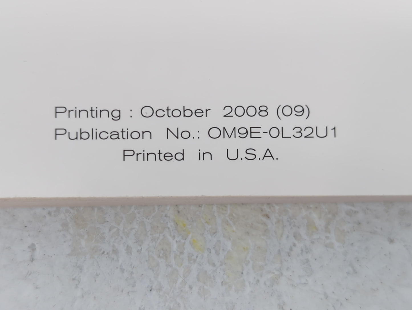 2009 Nissan Altima Owners Manual Book Guide P/N:OM9E-0L32U1 OEM Used Auto Parts