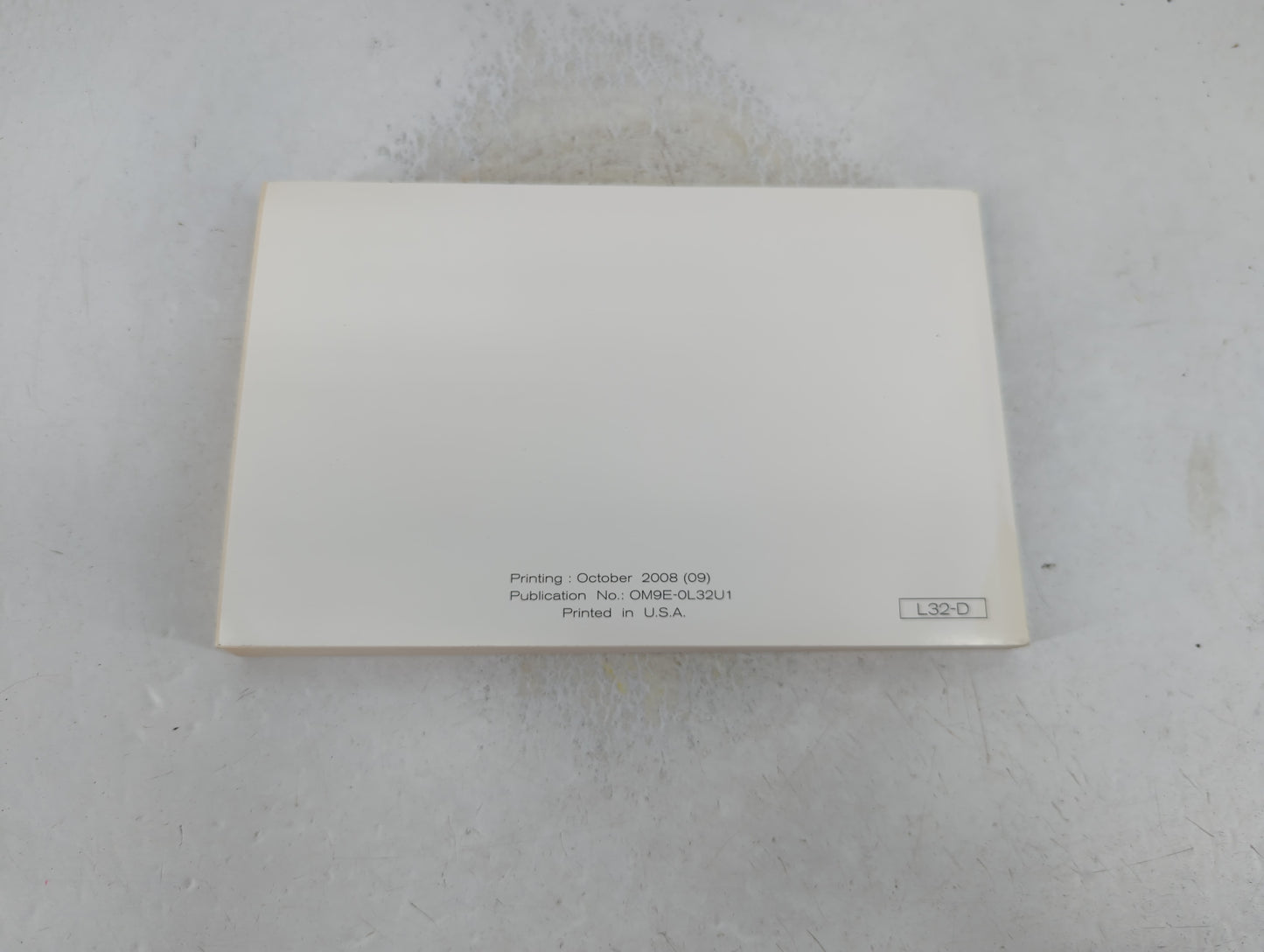 2009 Nissan Altima Owners Manual Book Guide P/N:OM9E-0L32U1 OEM Used Auto Parts