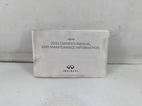 2021 Infiniti Qx50 Owners Manual Book Guide P/N:OM21E0 0J55U1 OEM Used Auto Parts