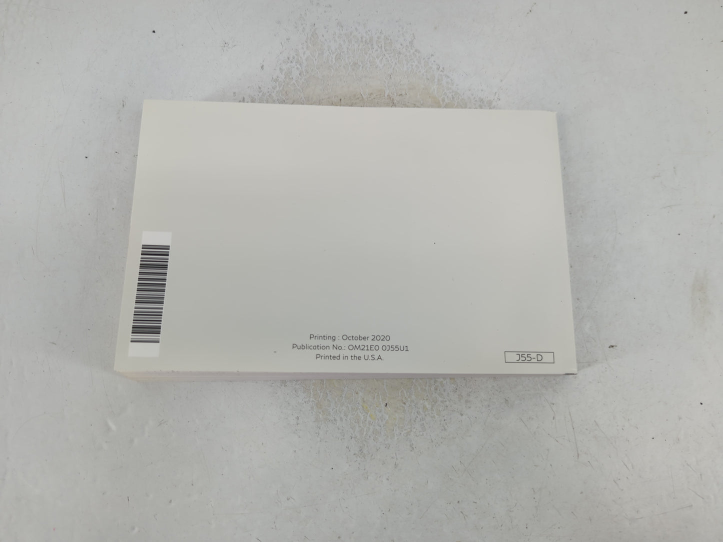 2021 Infiniti Qx50 Owners Manual Book Guide P/N:OM21E0 0J55U1 OEM Used Auto Parts