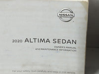 2020 Nissan Altima Owners Manual Book Guide P/N:OM20EA OL34U2 OEM Used Auto Parts