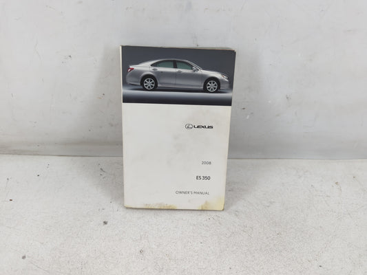 2008 Lexus Es350 Owners Manual Book Guide P/N:01999-33809 OEM Used Auto Parts