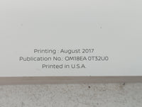 2018 Nissan Rogue Owners Manual Book Guide P/N:OM18EA 0T32U0 OEM Used Auto Parts