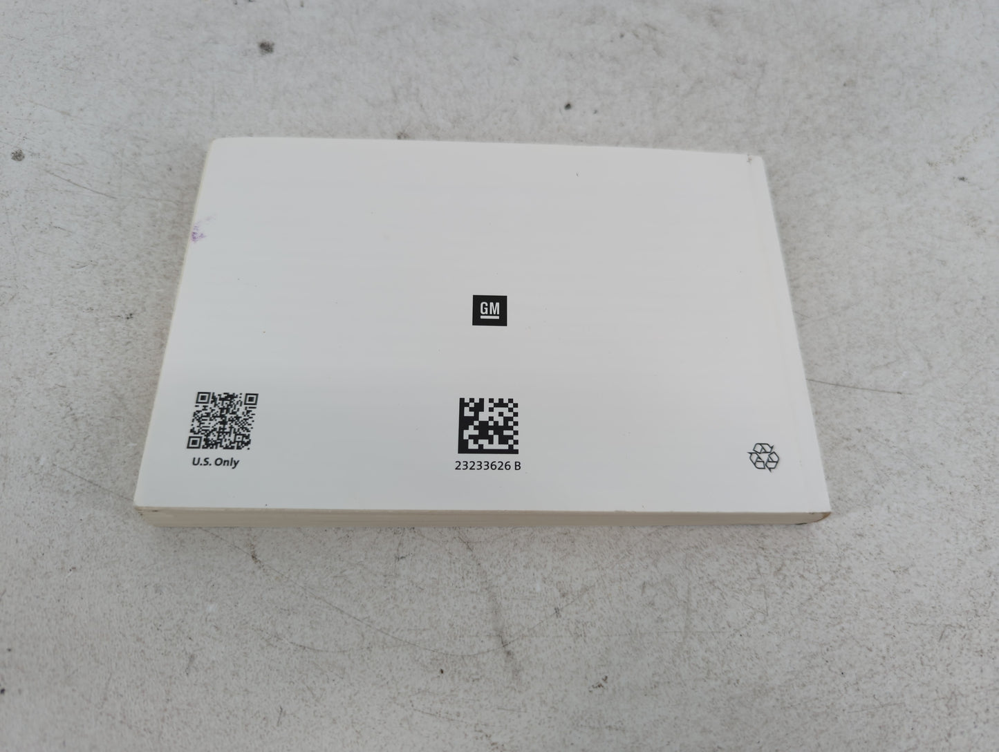 2017 Gmc Terrain Owners Manual Book Guide P/N:23233626 B OEM Used Auto Parts