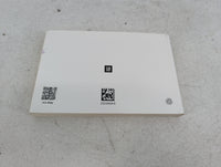 2017 Gmc Terrain Owners Manual Book Guide P/N:23233626 B OEM Used Auto Parts