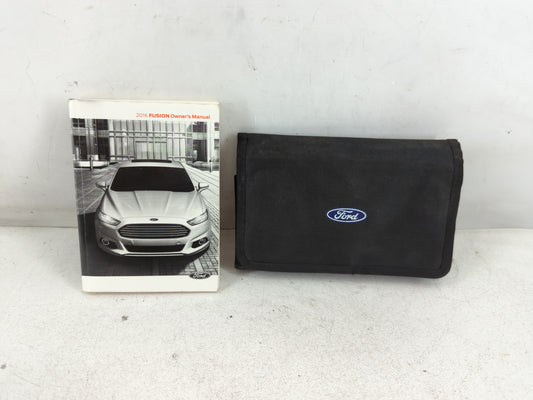 2016 Ford Fusion Owners Manual Book Guide P/N:GE5J 19A321 AA OEM Used Auto Parts