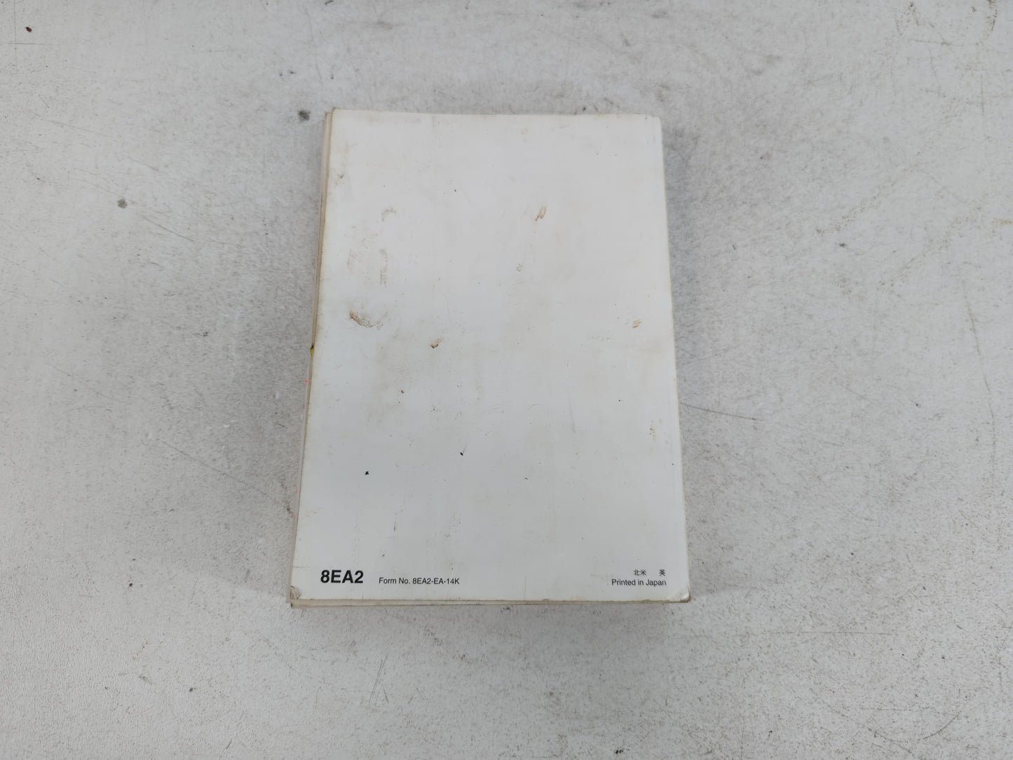 2016 Mazda 6 Owners Manual Book Guide P/N:8EA2-EA-14K OEM Used Auto Parts