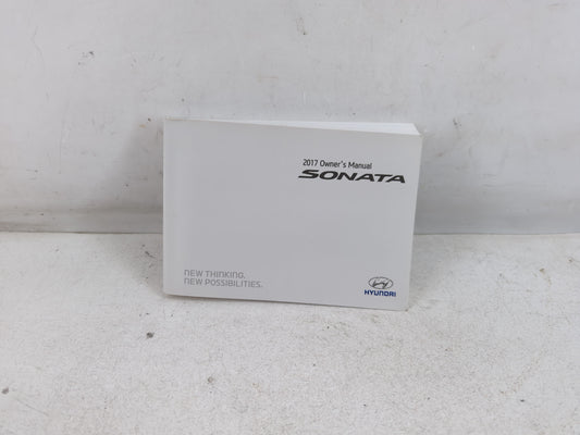 2017 Hyundai Sonata Owners Manual Book Guide P/N:HC10-EU65A OEM Used Auto Parts