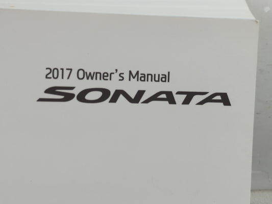 2017 Hyundai Sonata Owners Manual Book Guide P/N:HC10-EU65A OEM Used Auto Parts