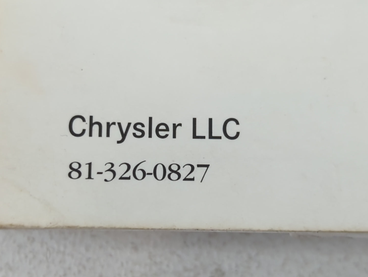 2008 Dodge Ram 1500 Owners Manual Book Guide P/N:81-326-0827 OEM Used Auto Parts