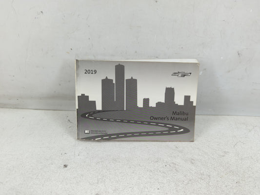 2019 Chevrolet Malibu Owners Manual Book Guide P/N:84074155 OEM Used Auto Parts