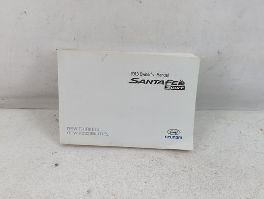 2013 Hyundai Santa Fe Owners Manual Book Guide P/N:A2W0-EU27A OEM Used Auto Parts