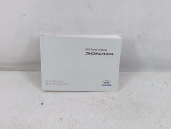 compare product 2014 Hyundai Sonata Owners Manual Book Guide P/N:A3S0-EU41E OEM Used Auto Parts