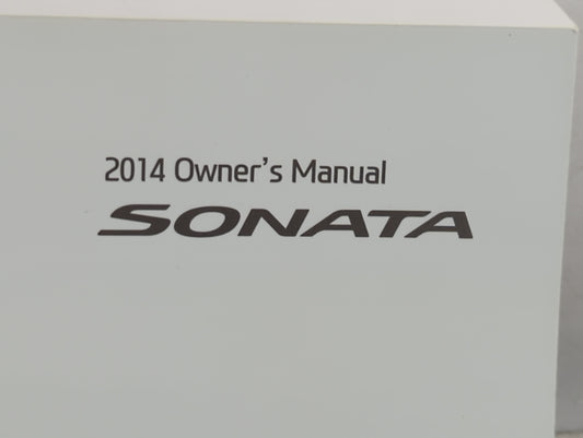 2014 Hyundai Sonata Owners Manual Book Guide P/N:A3S0-EU41E OEM Used Auto Parts