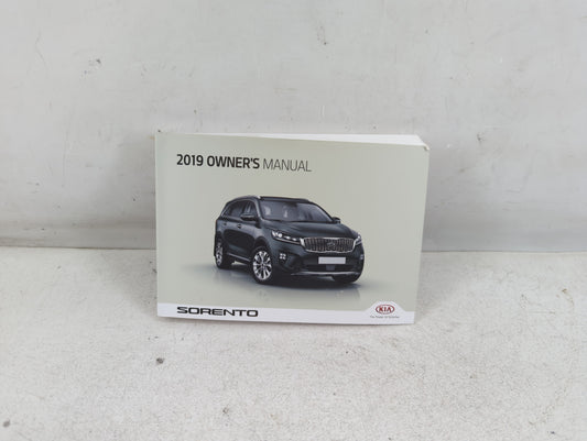 2019 Kia Sorento Owners Manual Book Guide P/N:KXG5-EU89F OEM Used Auto Parts