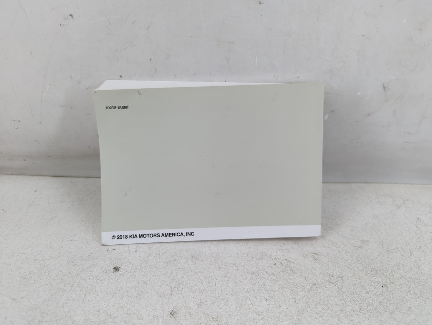 2019 Kia Sorento Owners Manual Book Guide P/N:KXG5-EU89F OEM Used Auto Parts