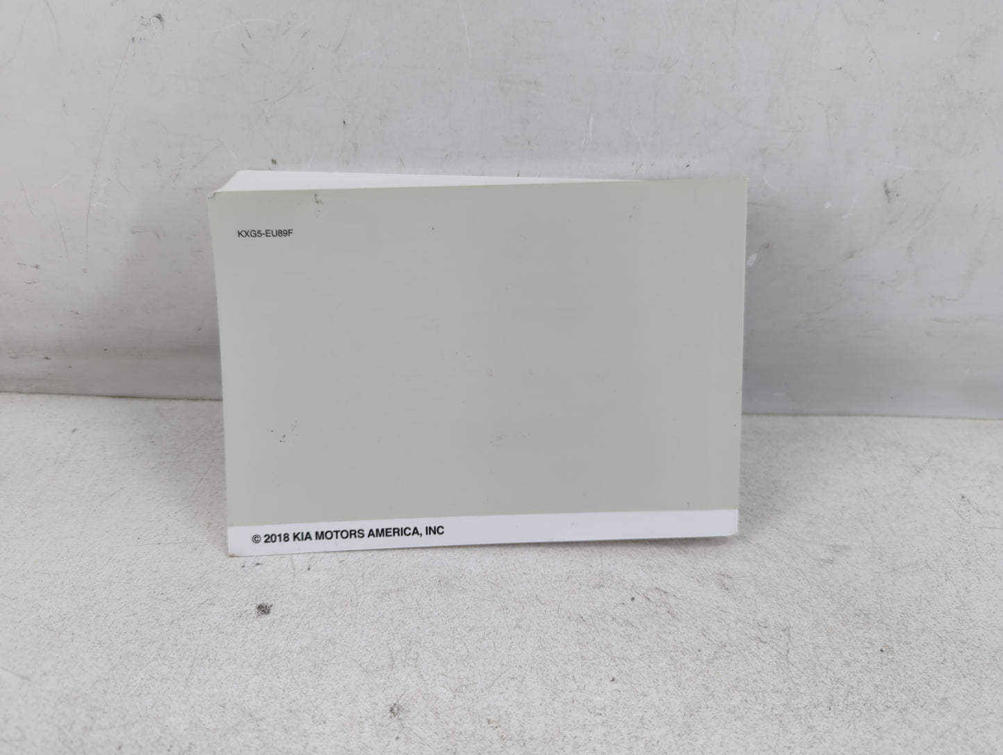 2019 Kia Sorento Owners Manual Book Guide P/N:KXG5-EU89F OEM Used Auto Parts