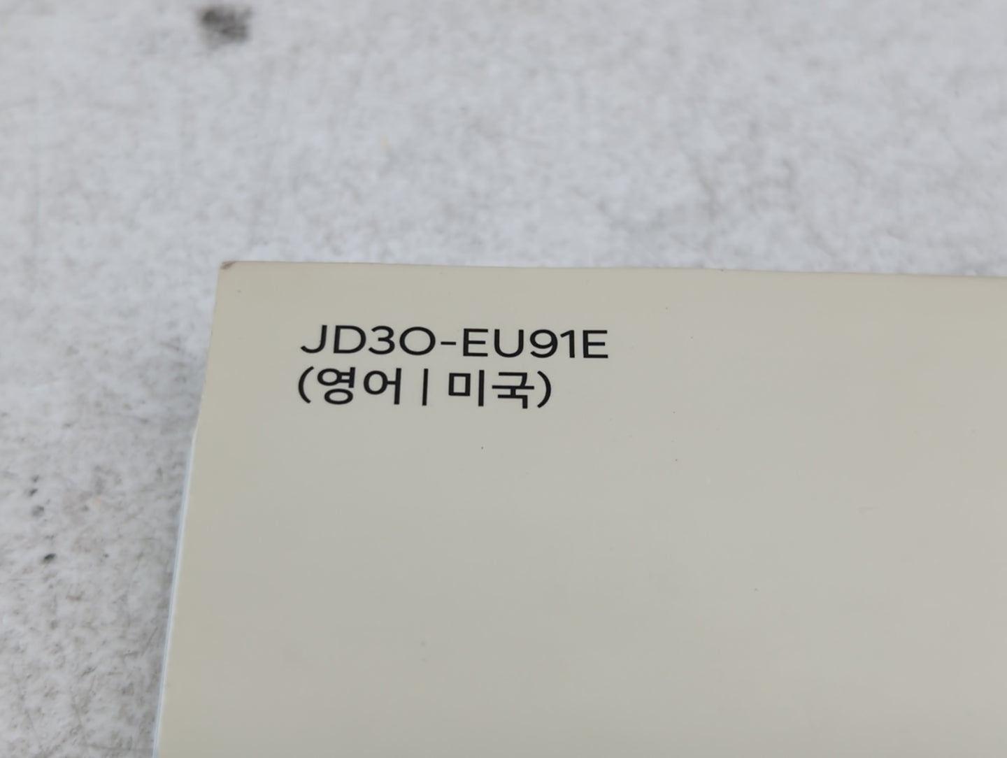 2019 Hyundai Tucson Owners Manual Book Guide P/N:JD3O-EU91E OEM Used Auto Parts - Oemusedautoparts1.com