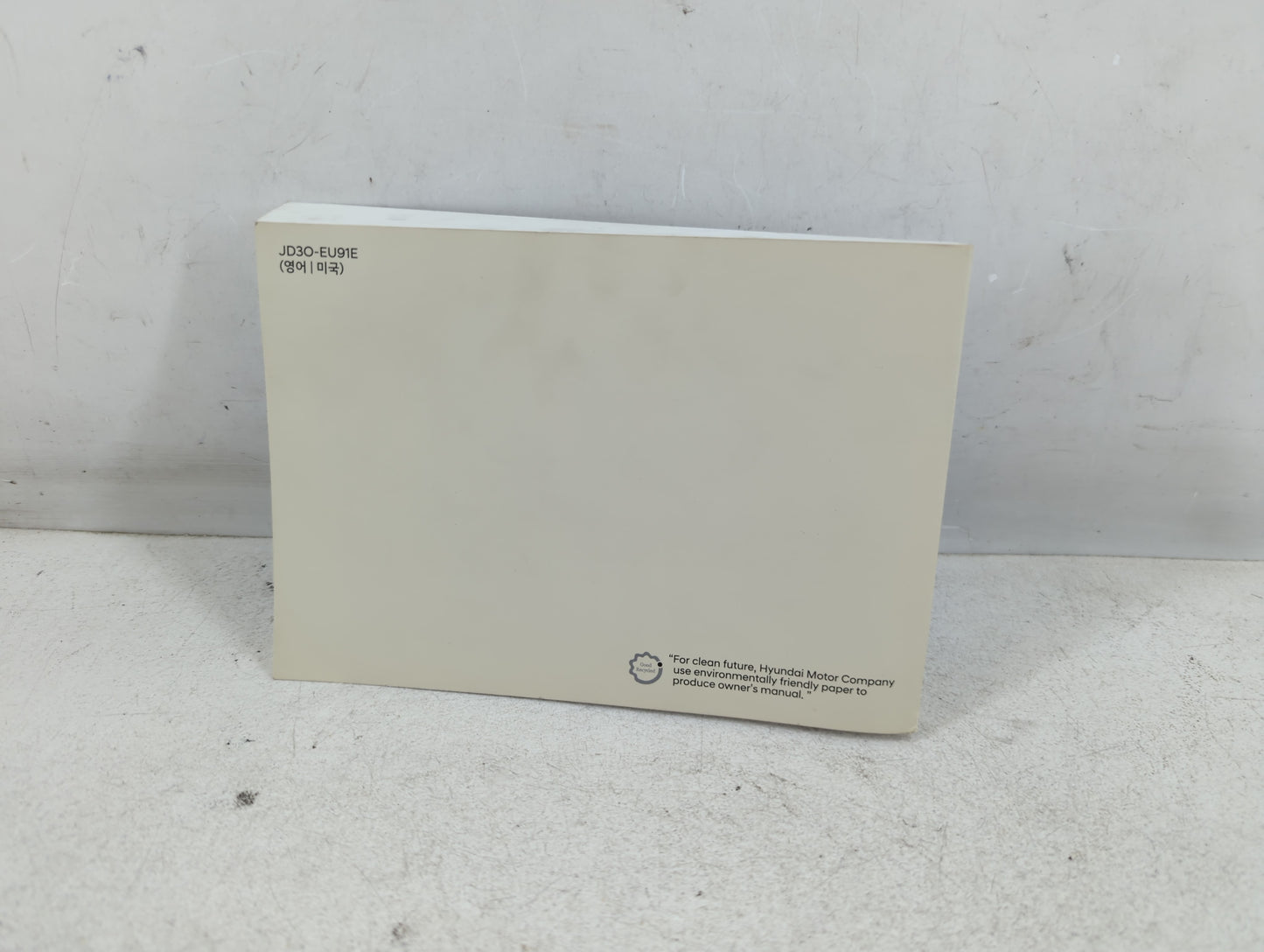 2019 Hyundai Tucson Owners Manual Book Guide P/N:JD3O-EU91E OEM Used Auto Parts - Oemusedautoparts1.com