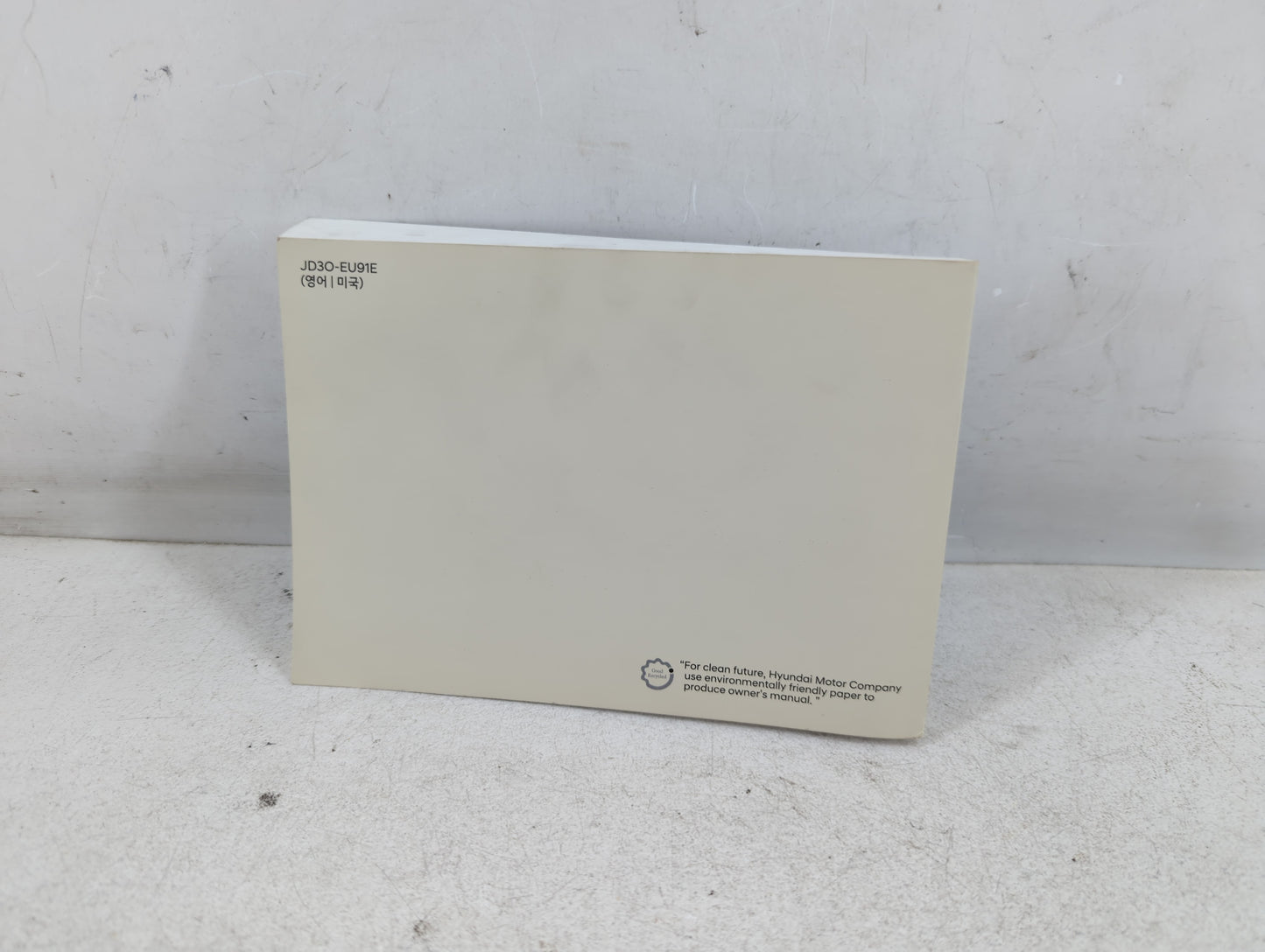 2019 Hyundai Tucson Owners Manual Book Guide P/N:JD3O-EU91E OEM Used Auto Parts - Oemusedautoparts1.com