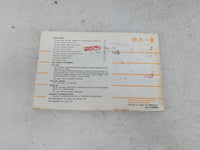 1997 Toyota Camry Owners Manual Book Guide P/N:01999-33455 OEM Used Auto Parts