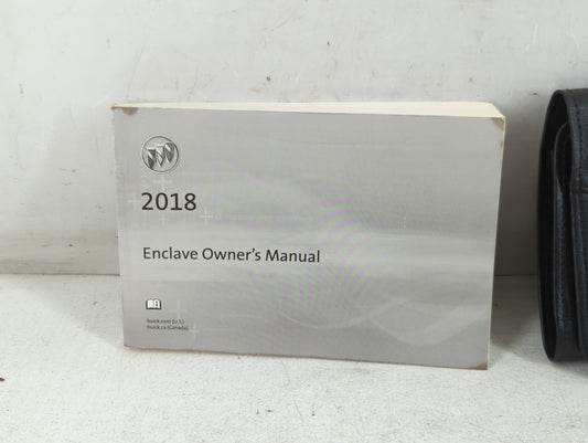2018 Buick Enclave Owners Manual Book Guide P/N:23465179 A OEM Used Auto Parts