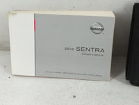 2016 Nissan Sentra Owners Manual Book Guide P/N:OM16EA 0B17U1 OEM Used Auto Parts