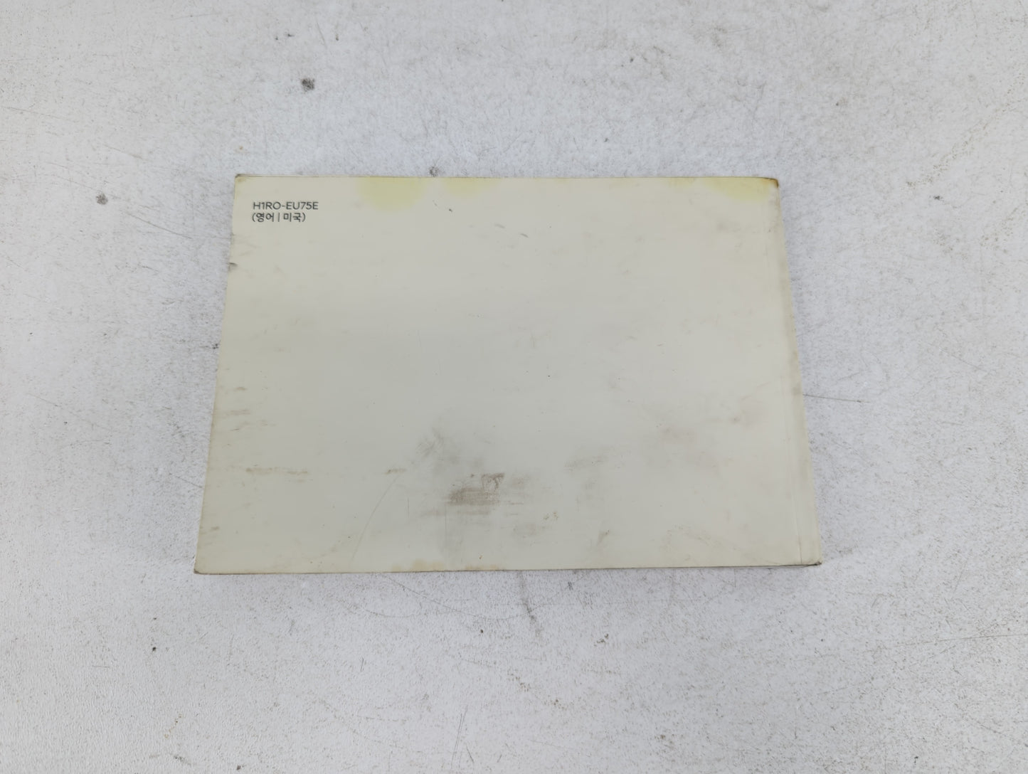 2017 Hyundai Accent Owners Manual Book Guide P/N:H1RO-EU75E OEM Used Auto Parts